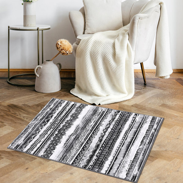 Union Rustic Iyeisha Machine Washable Moroccan Rug Wayfair